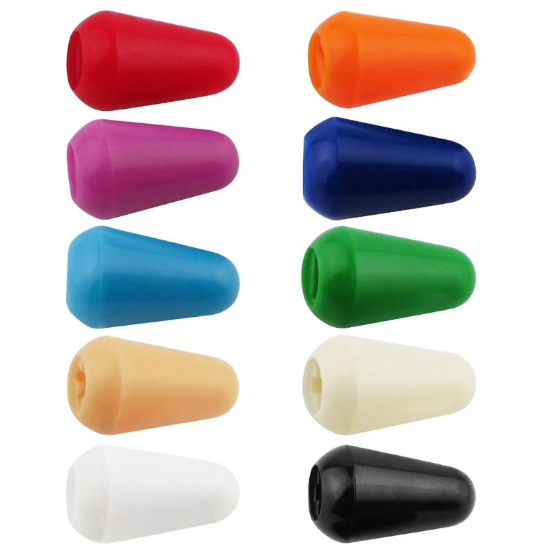 5Pcs Plastic Guitar Pickup Selector Switch Tips 3/5 Way Toggle Switch Knobs Tips Caps 4mm Guitar Accessories 3.7mm