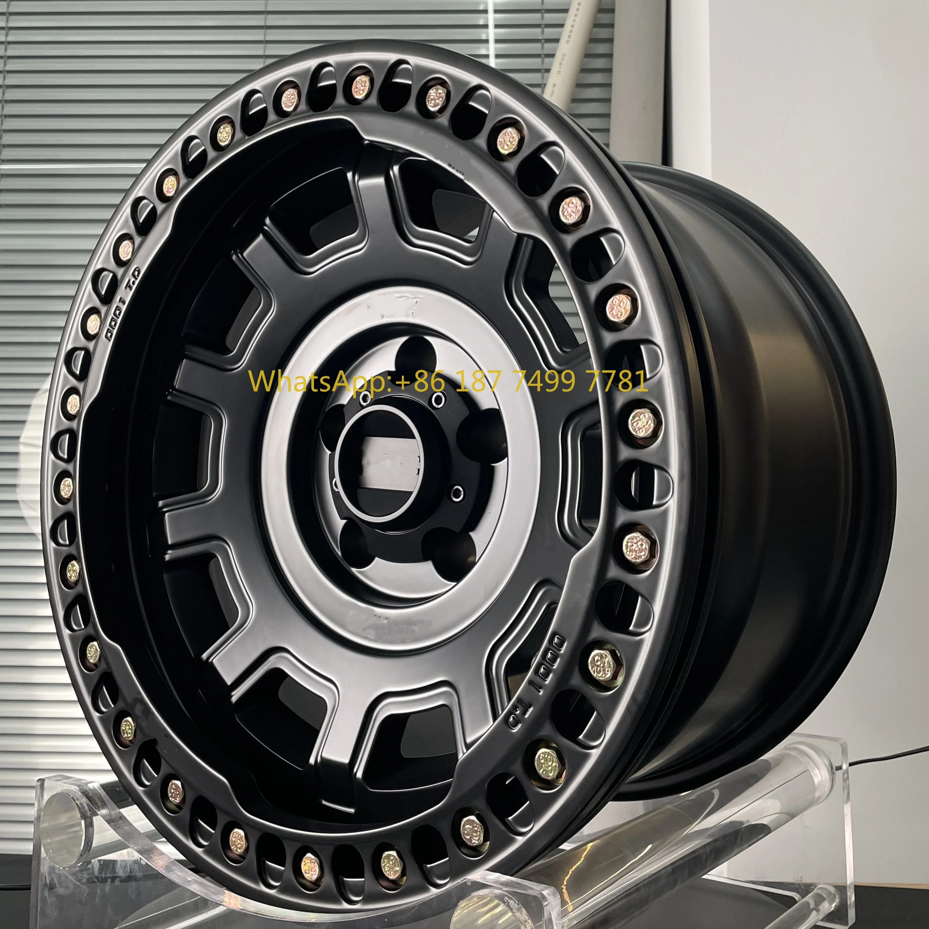 

Изготовленные на заказ внедорожные колеса из алюминиевого сплава T6061 6x139,7, колеса, автомобильные диски, черные колеса с бисером для колес пассажирских автомобилей