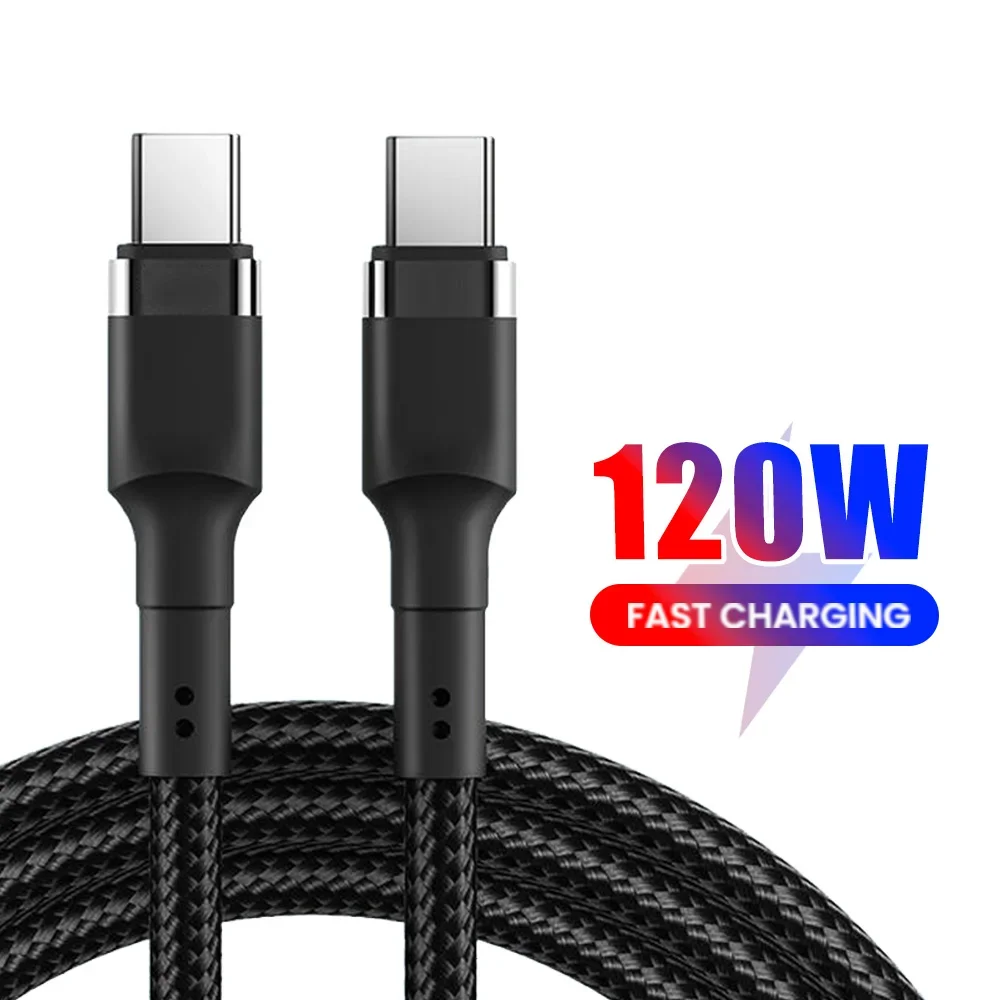 

120W 6A Fast Charge USB Type C Quick Charge Cable For S23 Realme Xiaomi 13 Huawei Phone Fast Charging Cable Data Cables