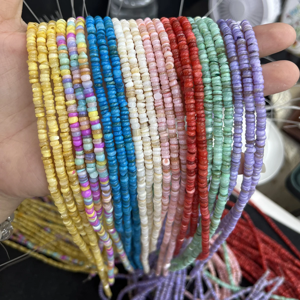 

2mm Spacer Beads for Jewelry Making, DIY Craft Supplies, Loose Beads for Bracelet Necklace Earring, Bulk Quantity Available