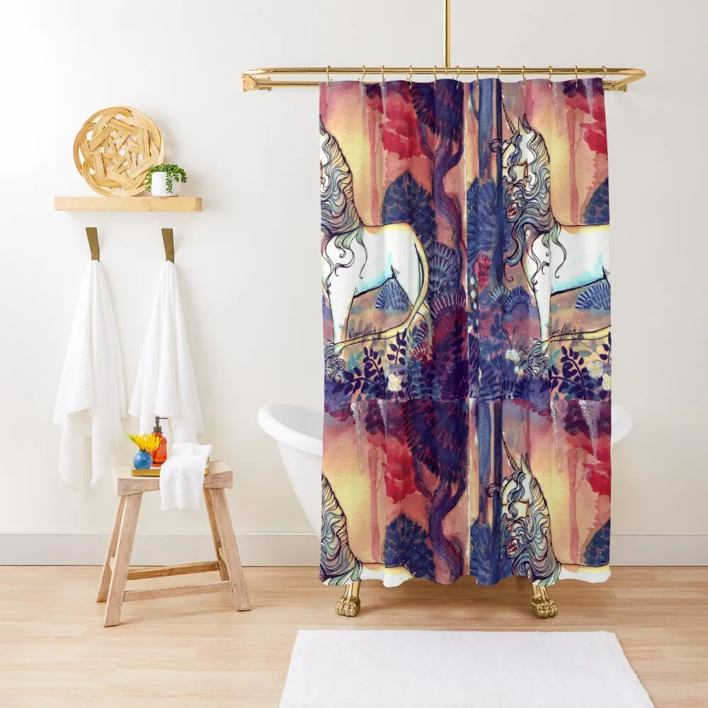 

The last Unicorn Shower Curtain For The Bathroom Funny Shower Curtain