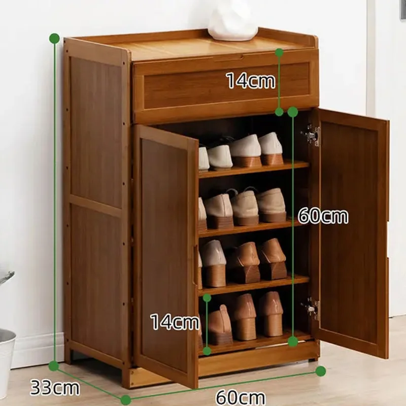 Living Room Shoe Cabinet Household Shoe Organizer Storage Display Home Simple Shoes Shelf sapateira Accent Cabinet Furniture