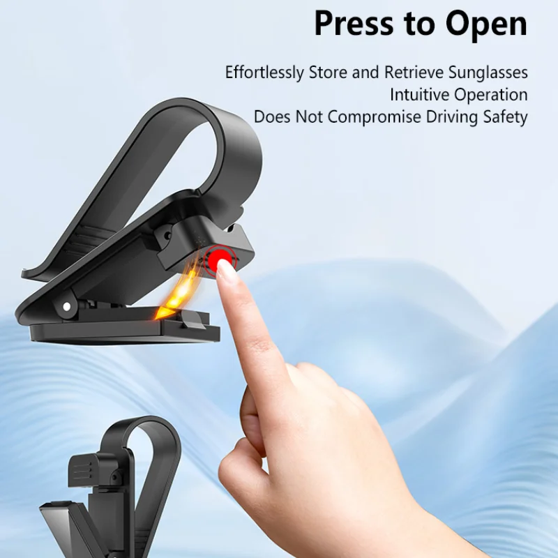Universal Car Sun Visor Sunglasses Clip Holder Stable Eyeglasses Hanger Card Ticket Organizer Storage Clip Car Accessories 2026