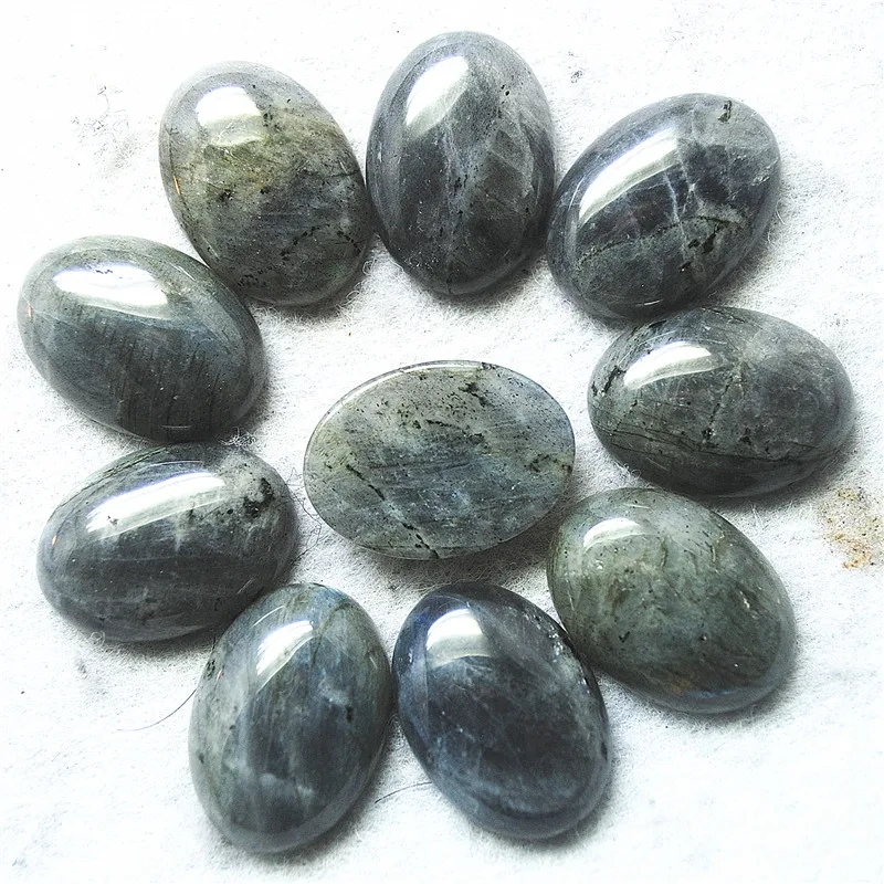 10 шт. 18X25 мм кабошоны из натурального лабрадорита, каменные бусины, кабошоны, сделай сам, ювелирные аксессуары, лидер продаж, ХОРОШИЕ НА ваш выбор
