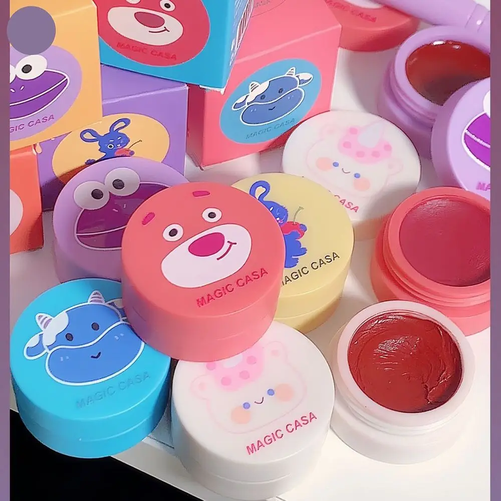 Lovely Can Shaped Make-Up Cartoon Lip Paste Lip Care Cosmetics Matte Long Lasting Lip Gloss Natural Waterproof Lipstick Women