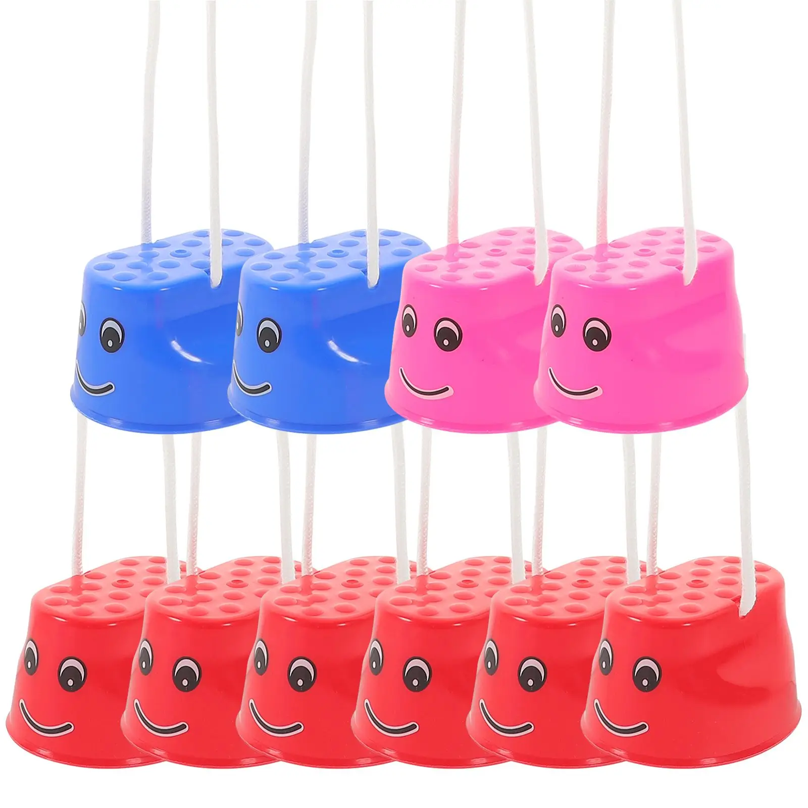 5 Pairs Toy Set Stilt Shoes Toddler Outdoor Toys Kids Balancing Plastic Sports Stilts Plaything