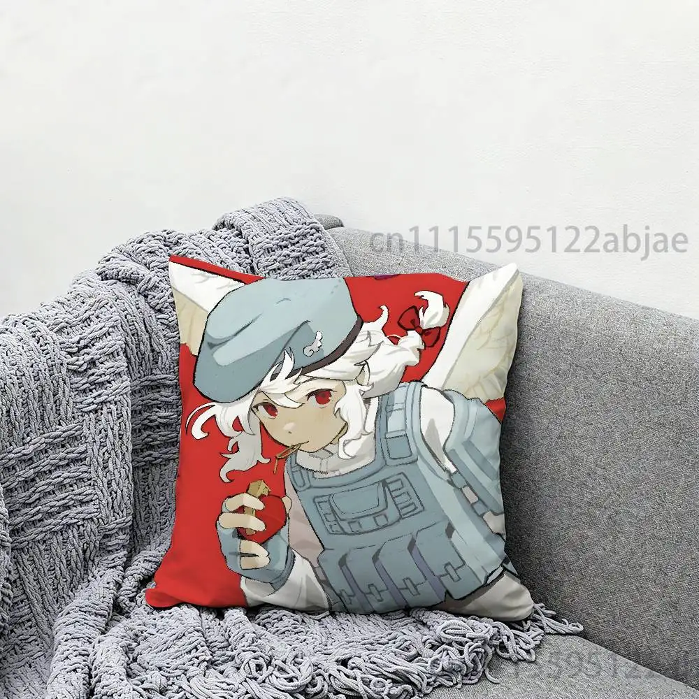 H-Hasumi Ena L-LOVE BULLET Throw Pillow Case 50x50cm DIY Square Pillowcase Square Office Cushion Cover
