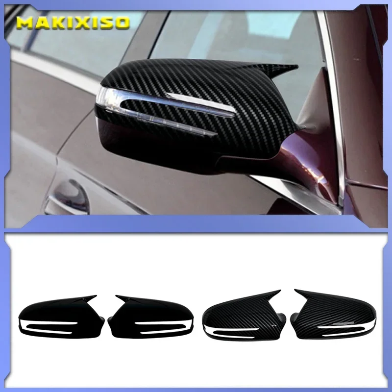 

Side Mirror Cap Covers For Mercedes Benz CLS C219 W219 CLS280 300 320 350 2009-2011 Black Sticking