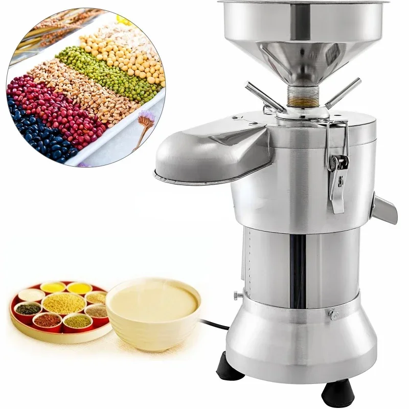 Chinese Stainless Steel Commercial Tofu Extractor Soymilk Soya Soy Bean Curd Soybean Milk Grinder Grinding Making Machine Maker