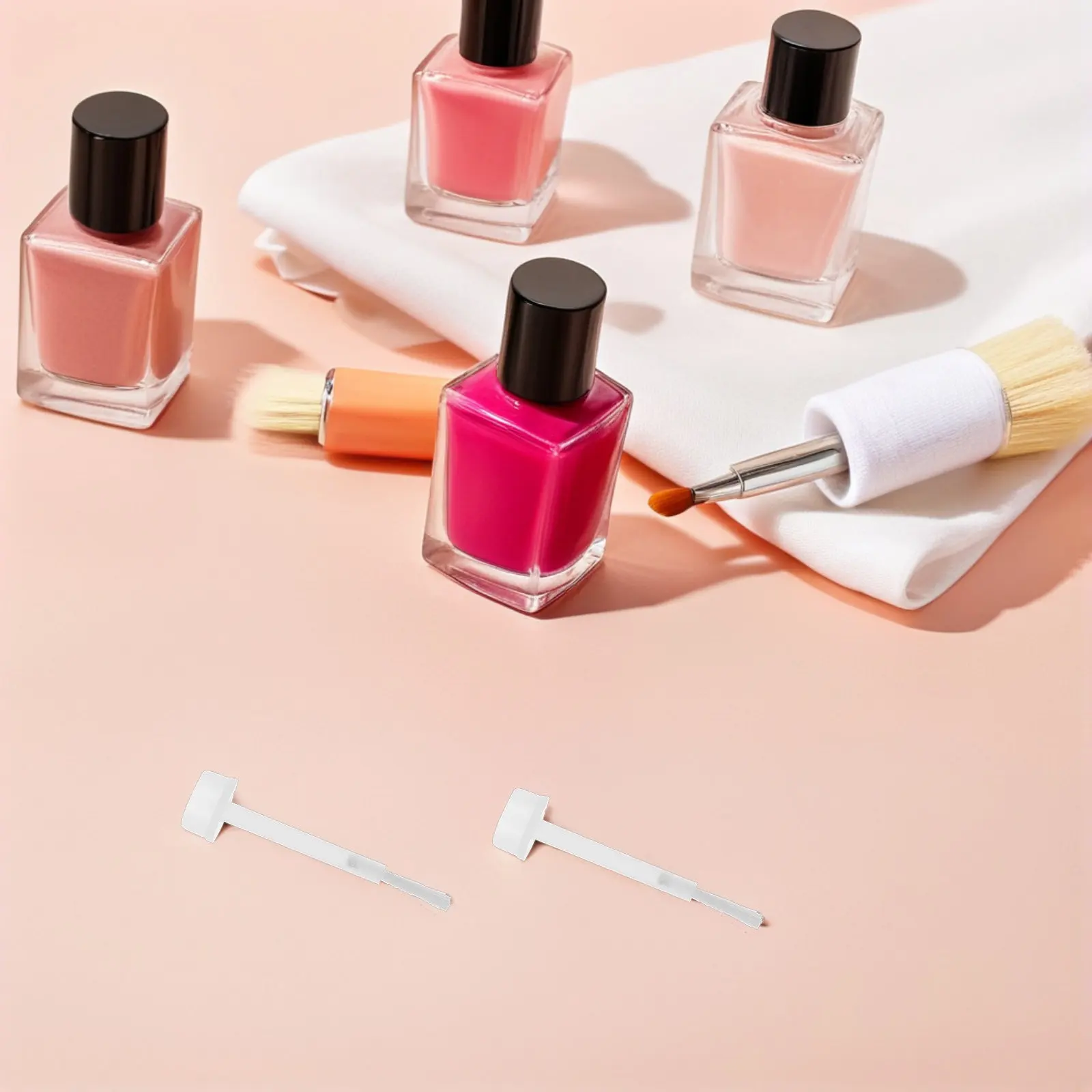 150Pcs Gel Polish Applicator Brush Refill Replacement Nail Small Bottles Salon-grade Precision Art Use
