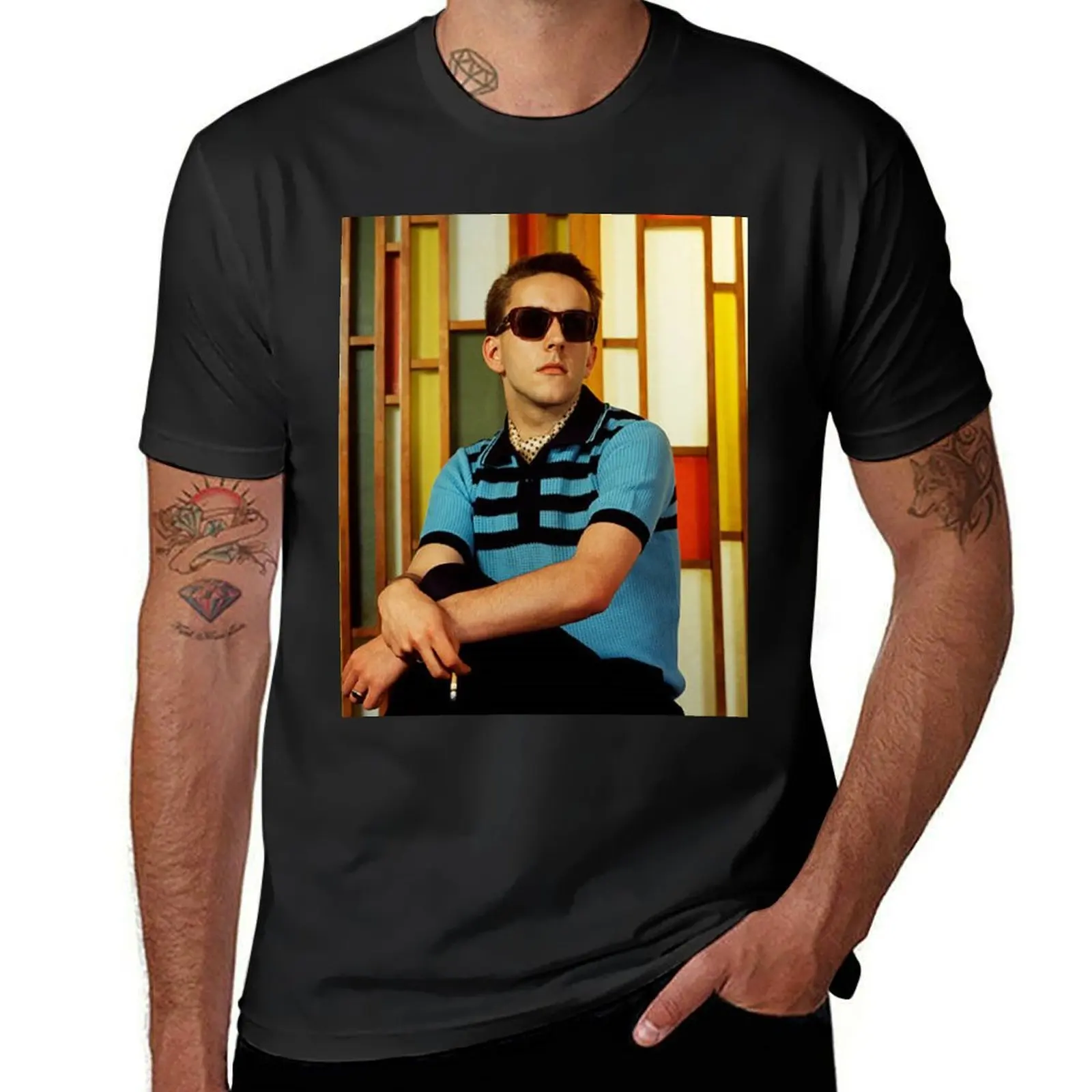 

terry hall T-Shirt Short sleeve tee summer tops heavy weight t shirts for men