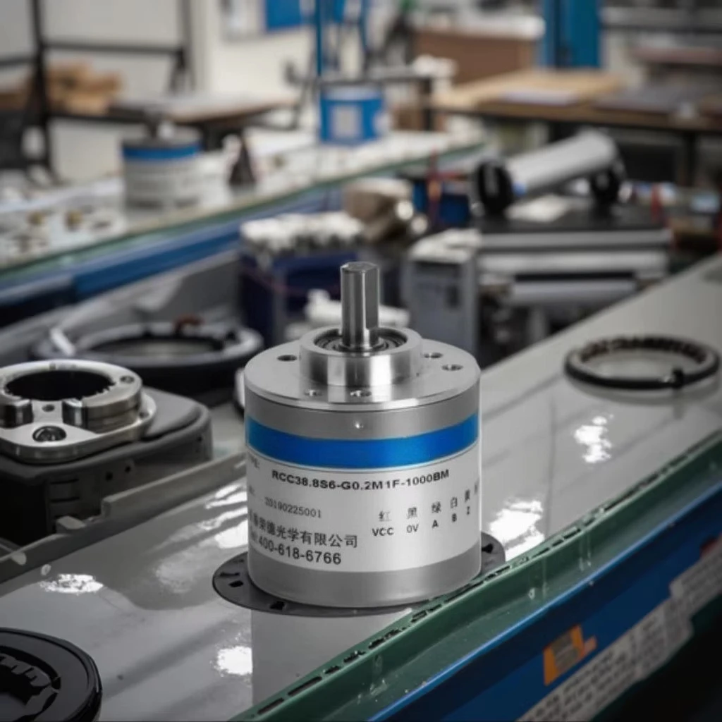 

RCC38S Digital Tachometer Encoders Industrial Application Parts Solid Shaft Incremental Machine Sensor E30S