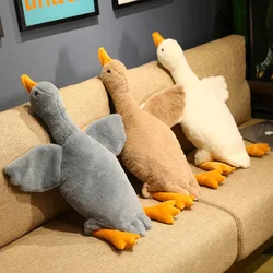 White Giant Goose Plush Toy Hug Stuffed Animal Duck Kawaii Large Sleeping Pillow Big Christmas Gift for Kid Car Chair Decoration