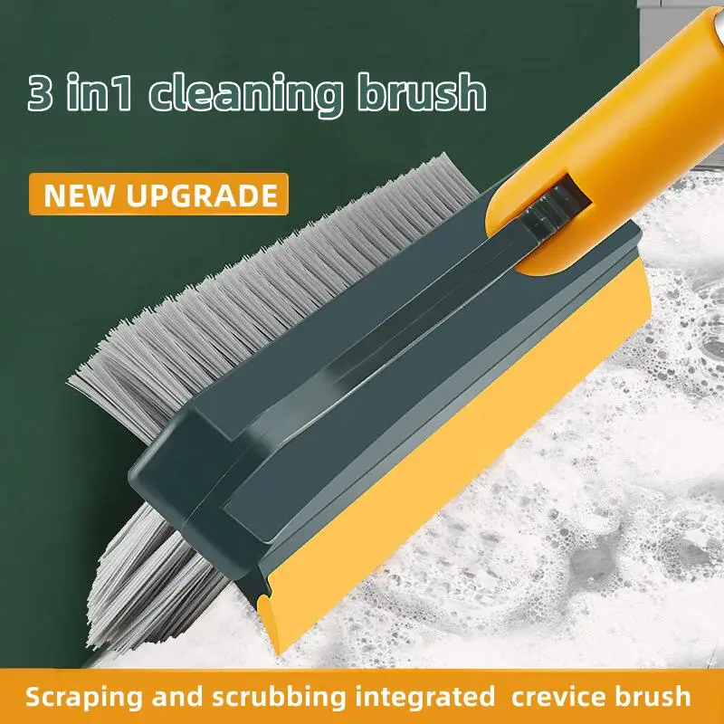 New Upgrade Floor Scrub Brush Scraper Window Washing Brush Window Household House Cleaning Convenience Tools Supplies Hair Brush