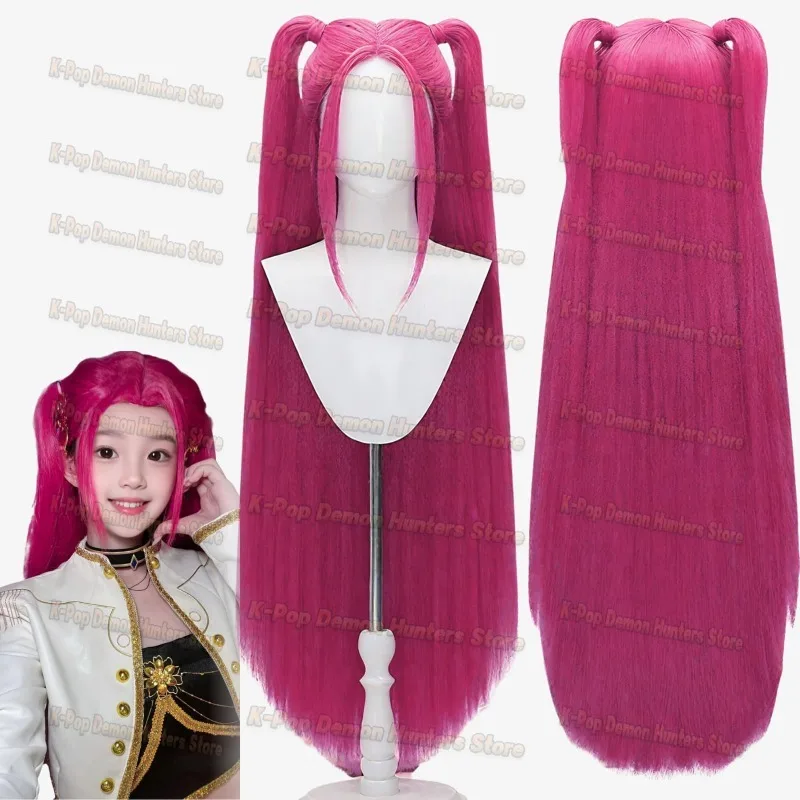 

Women Men Demon Hunters Cosplay Wigs Anime Rumi Mira Zoey Costume Wigs Purple Braids Kids Accessories Prop rumi wig kids