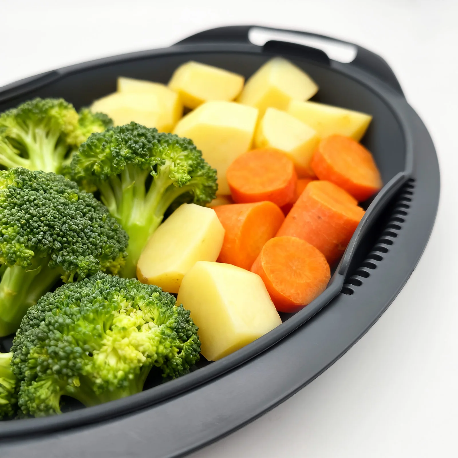 Multi-Use Silicone Steaming Tray for Thermomix Fits TM5 TM6 , Time-Saving Kitchen Tool Keeps Nutrients Locked in, Easy Grip
