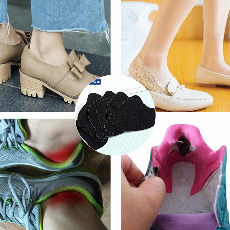 4Pcs Sports Shoes Repair Stickers PU Heel Protector Anti-Wear Repair Holes Self-adhesive Patches Pad For Sneakers Insert