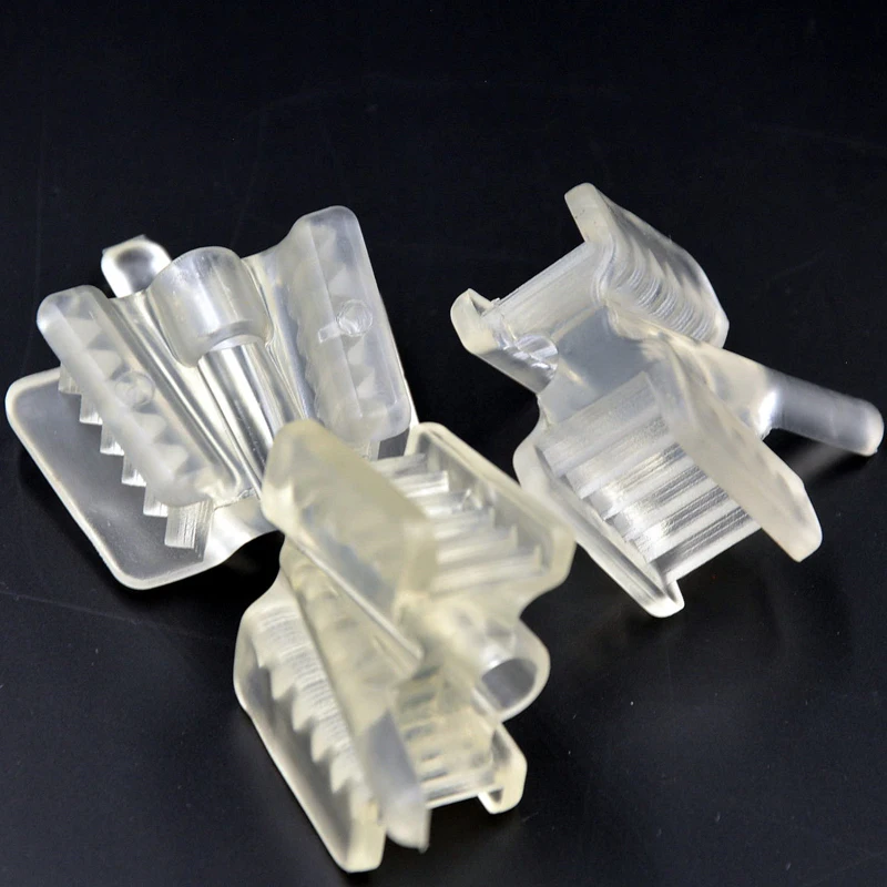 5pcs/bag Dental Silicone Mouth Opener Prop Support Holding Saliva Ejector Suction Tip Occlusal Pad Retractor Dentistry Equipment