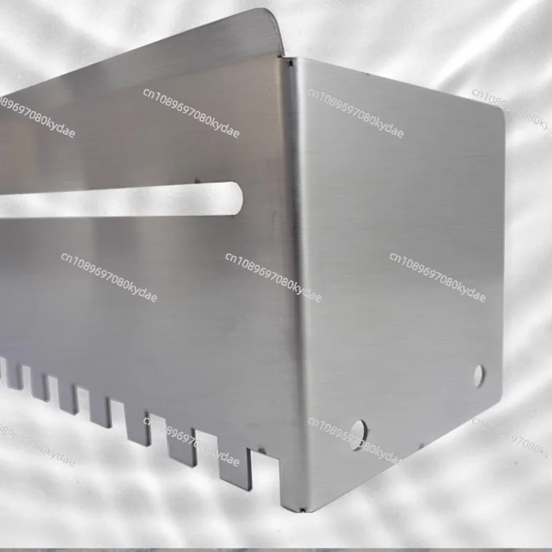 Notched Trowel Triangle + Square Dual Purpose Mortar Comb Stainless Steel Tile Flat Ash Device Leveling Tiling Paving Tile Tool