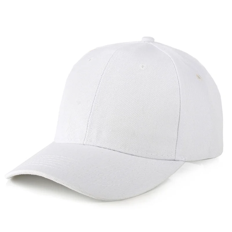 Solid Baseball Cap Adjustable Snapback Hat Plain Cap Blank Sports Unisex Baseball Cap for Trucker Men Women