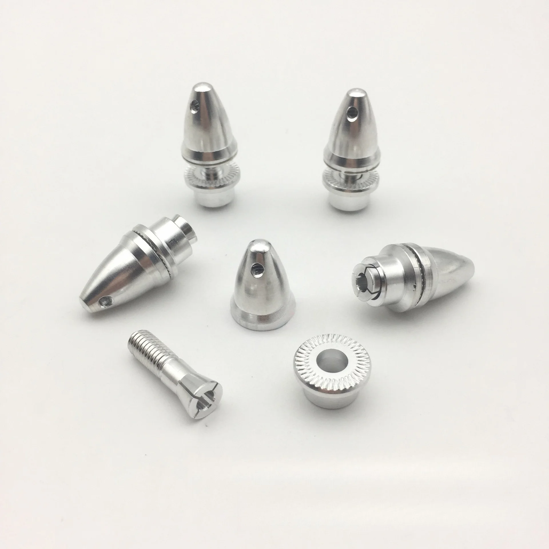 5Pcs 3mm 3.17mm 4mm 5mm RC Aluminum Bullet Propeller Adapter Holder for Airplane Brushless Motor Prop