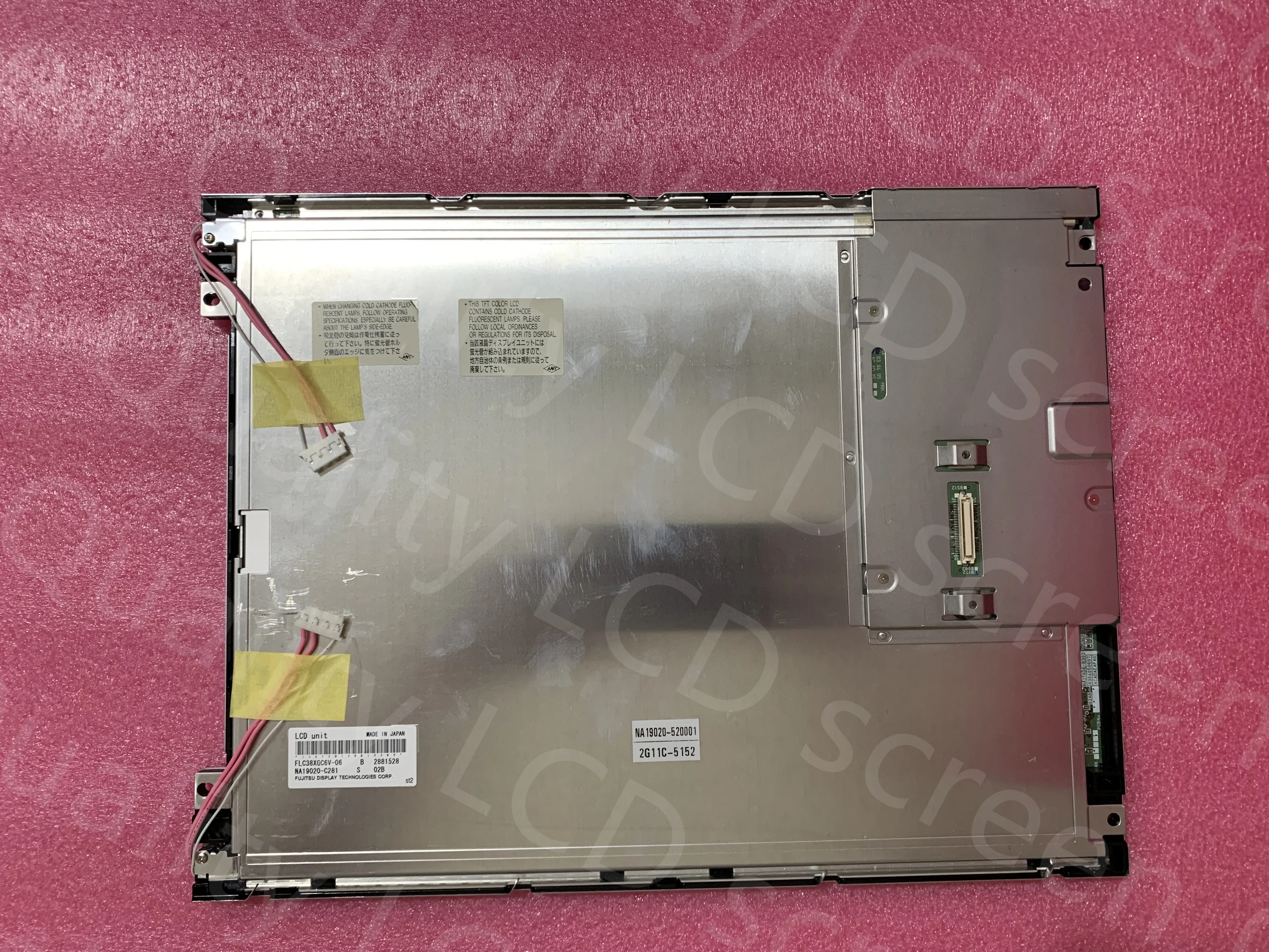 แผงเดิม FLC38XGC6V-06P 1024*768,90% ใหม่เหมาะสำหรับฟูจิตสึแอลซีดี