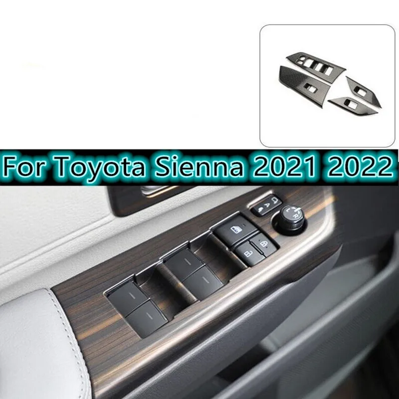 

4 шт./набор, декоративные полосы для салона Toyota Sienna 2021 2022