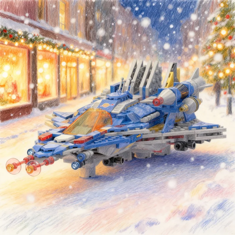 

483pcs MOC CSA Holes In The Wings 1 Space Classic Model Building Blocks Creative DIY Gift Display Decor Assemble Premium Adult