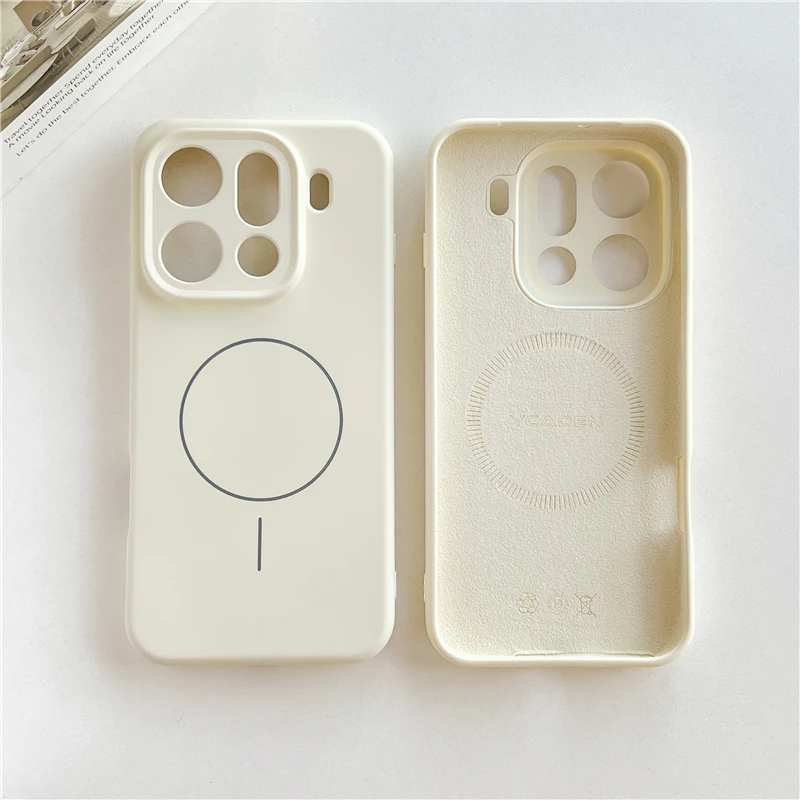 For Magsafe Liquid Silicone Phone Case for OPPO FIND X9 X8 Ultra X8S Plus Reno 14 15 K15 Pro+ Magnetic Wireless Charging Cover