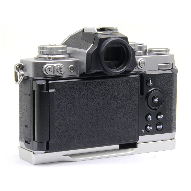 CozyShot-madeira câmera L suporte, suporte de mão para Nikon ZFC, placa de liberação rápida, GR1