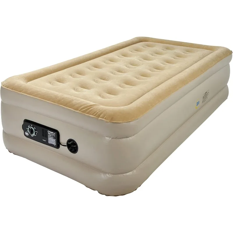 Air Mattress with Never Flat Pump Built in Air Pump to Ensure a Good Night’s Rest Heavy Duty Blow Up Mattress