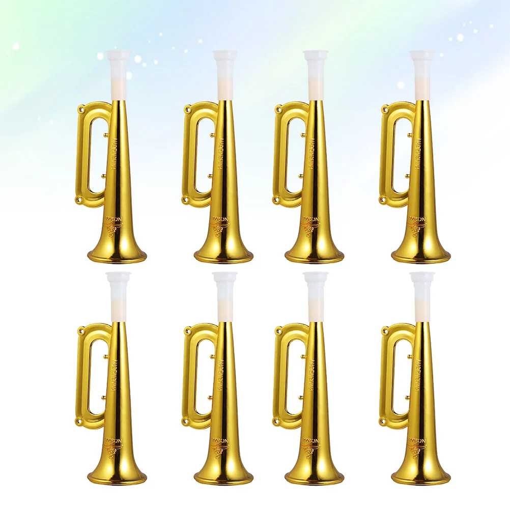 18 Pcs Kids Musical Instrument Horn Toys Promotional Props Instruments Gilded Child