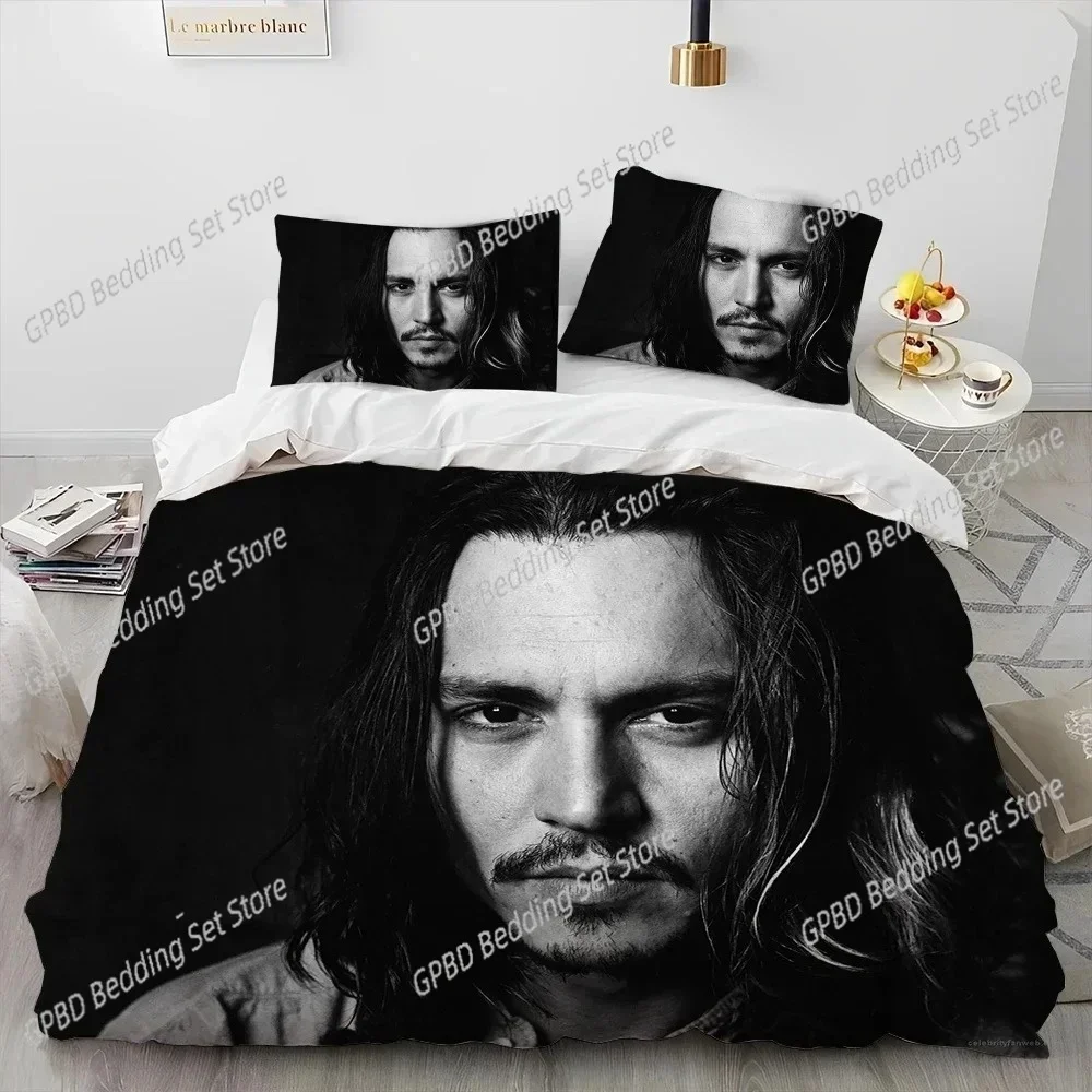 Johnny Depp Series 3D NEW Duvet Cover Pillowcase Bedding Set Adult Boy Girl Bedroom Decoration Children Single Double Large