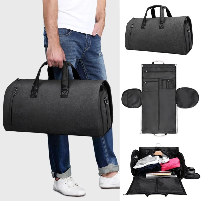 

1pcs Suit Storage Travel Bag Large Capacity Business Trip Mens Handheld Luggage Bag Formal Wear Organizer Duffel Bag