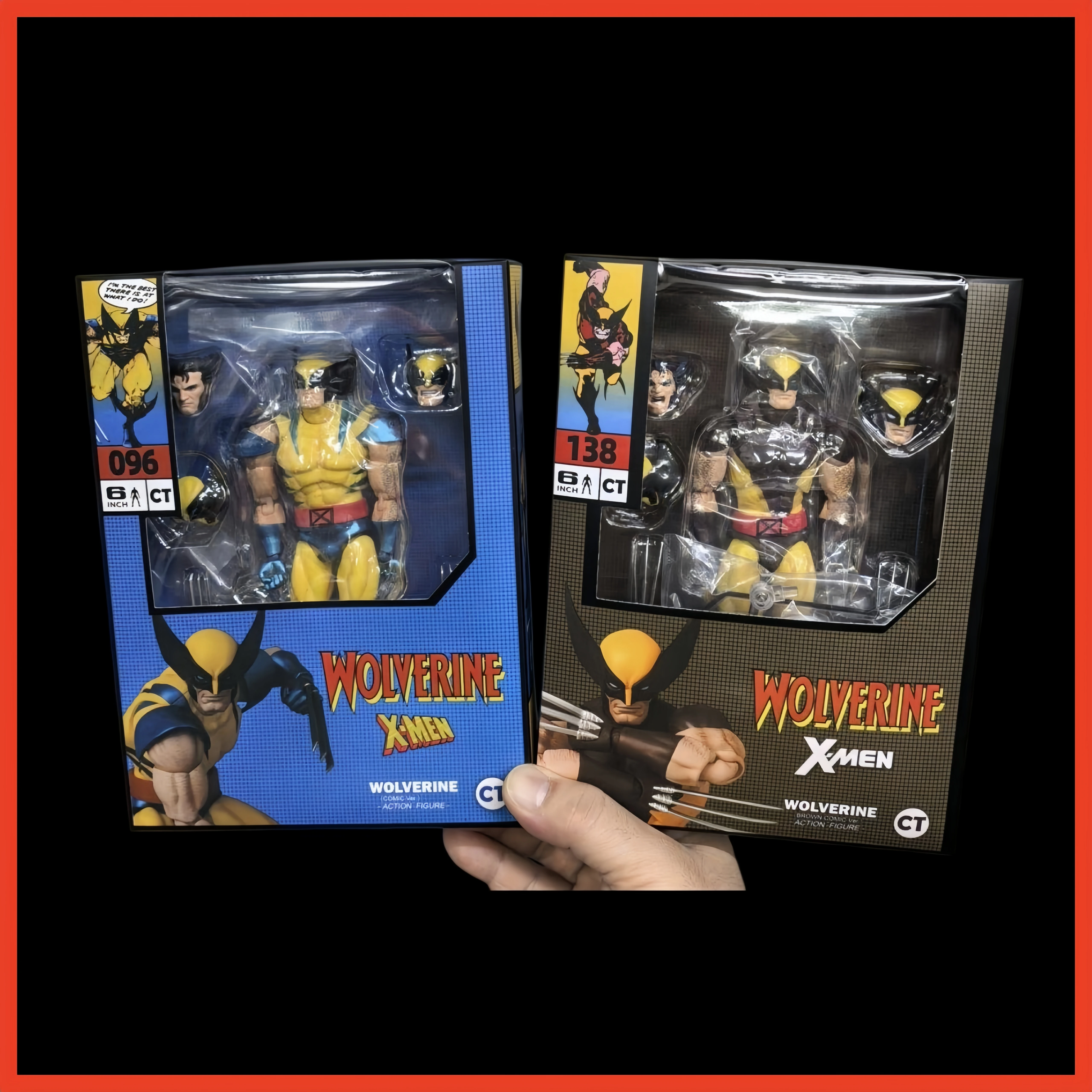 Figura de acción Wolverine Mafex 096 138 X-Men Comic Ver. Marrón de 6 pulgadas, figura de anime coleccionable, modelo personalizado, juguetes de regalo. En stock.
