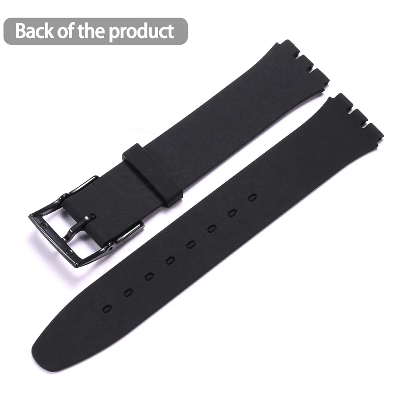 Colour Silicone Skin Band For Swatch 16mm Waterproof Strap Women Kids Bracelet Watch Accessories