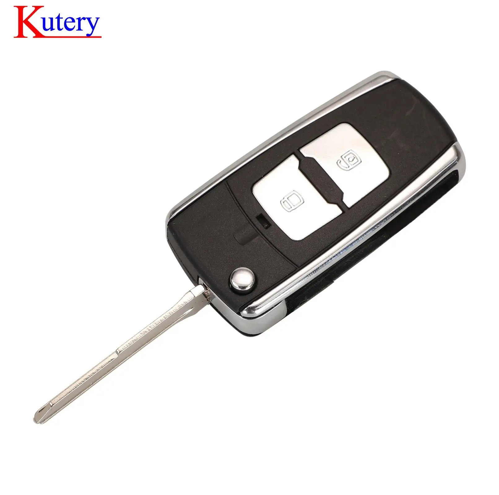 jingyuqin Modified Car Key Shell For Hyundai Santa fe Tucson Verna Aceent Avante Elantra For KIA Sportage Spectra Rio Morning