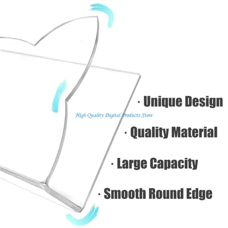 U2JEデスクレターホルダークリアアクリルラックメールソルターエンベロープオーガナイザー