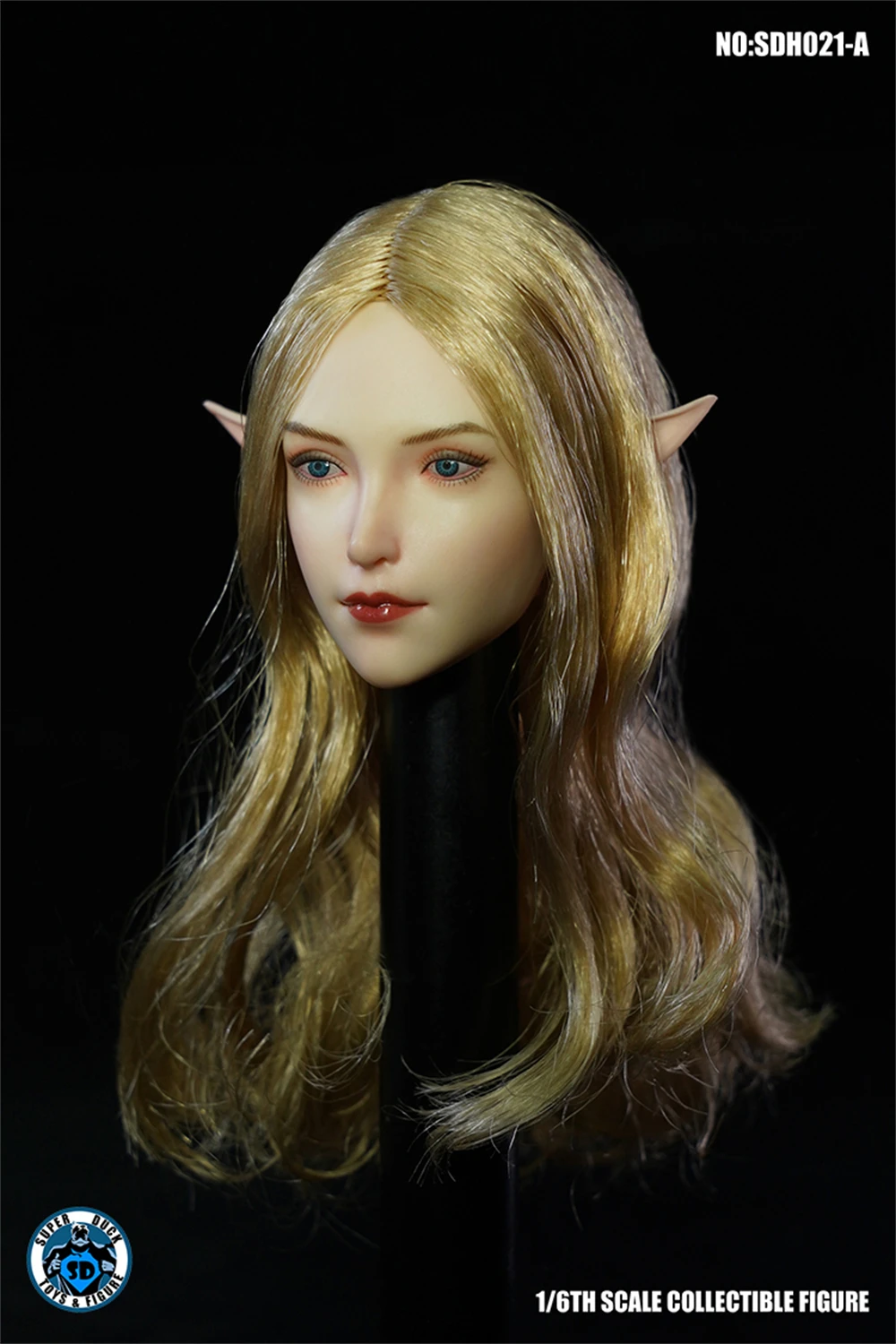 1/6 SDH021A Elf Ear Girl Head Sculpt Model Fit For 12" TBLeague JIAOU Pale Skin Action Figure