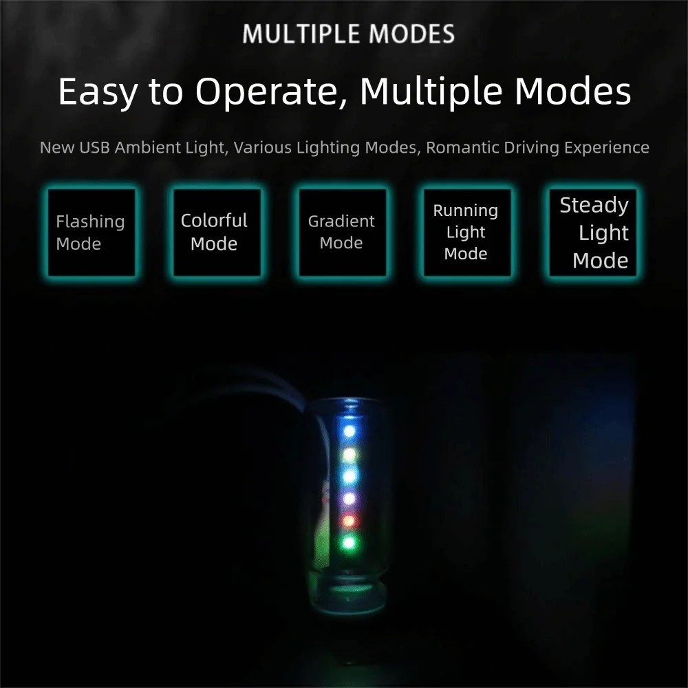 Clear/Frosted Glass USB Night Light Adjustable Brightness DC5V LED Filament Light Bulb Touch Control RGB Color