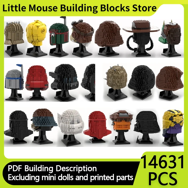 Star Movie Model Moc Building Bricks Empire Helmet Collection Technology Modular Blocks Gifts Christmas Toys DIY Sets Assembly