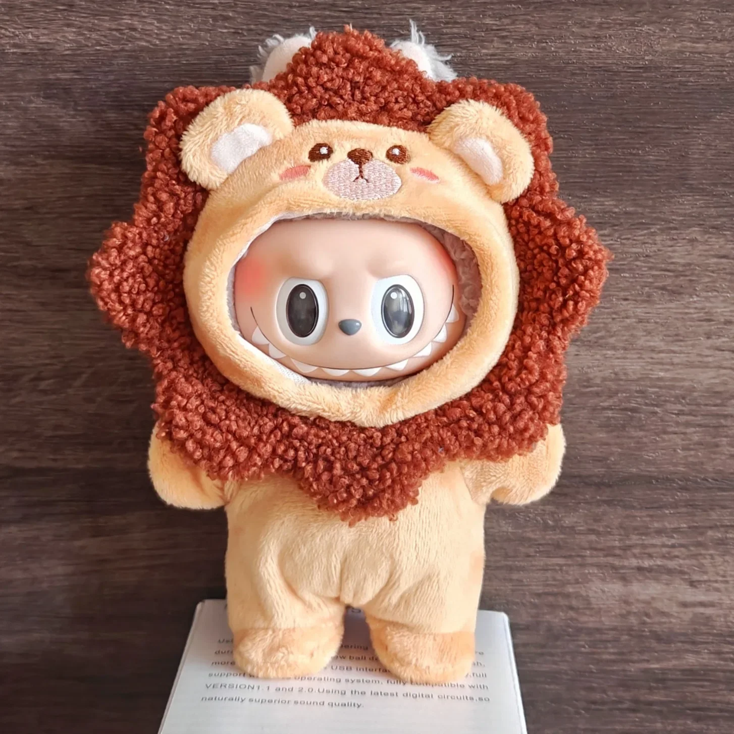 

1 Set Outfit Accessories For Labubu Idol Dolls Sweater Pants Clothing DIY Kid Gift 17cm Cute Mini Plush Doll's Clothes