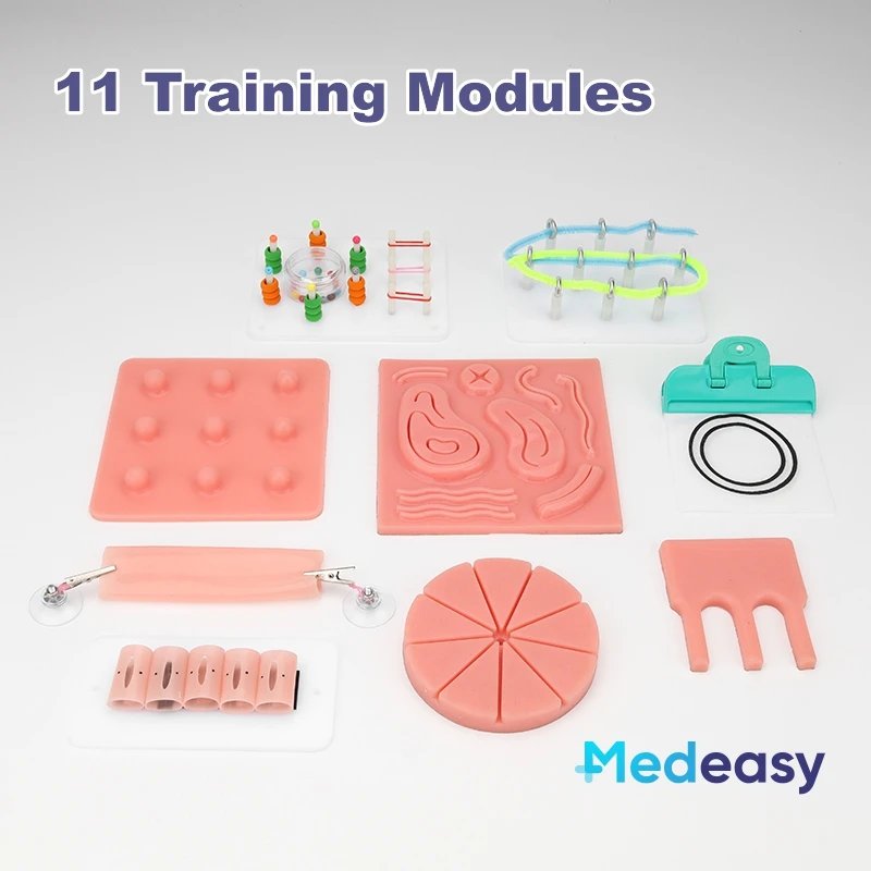 Nieuwe Single Poort Laparoscopie Trainer Set Met 0/30 Graden Hd Endoscoop Camera Laparoscopische Training Simulator Doos