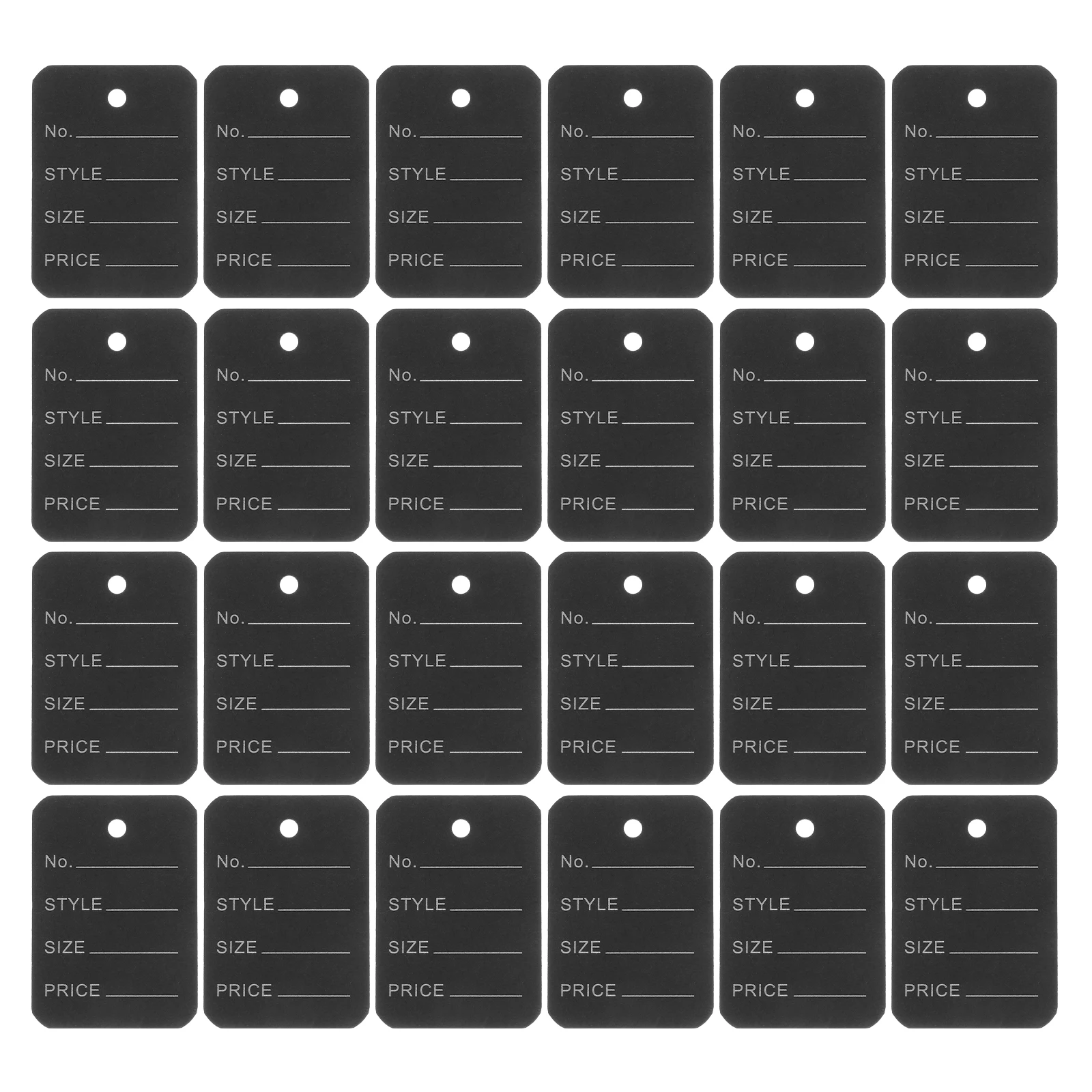 

1000Pcs Price Tags White Writable Blank Unstrung Hang Labels for Clothes Jewelry Merchandise Retail Marking Clothes Tags