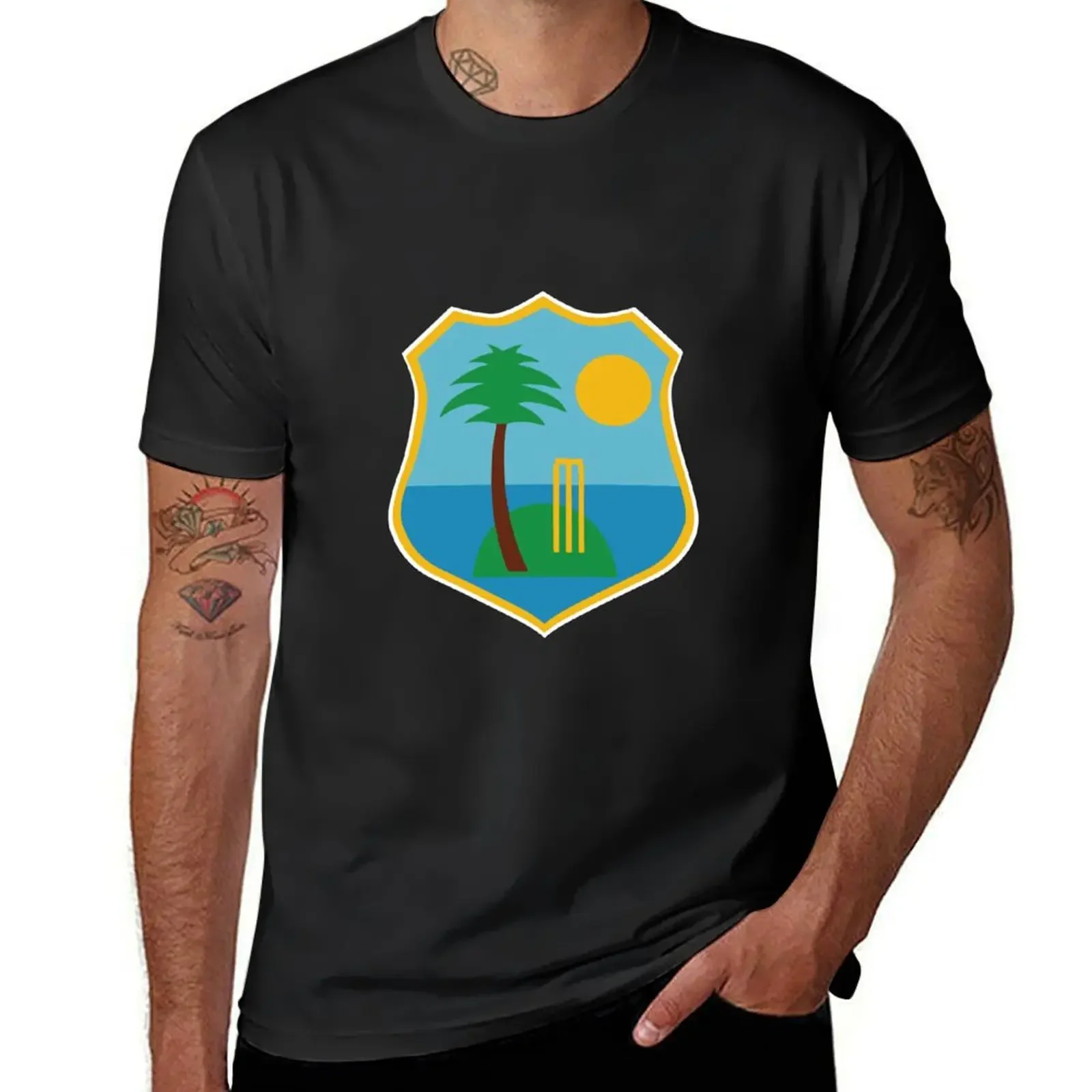 West Indies Cricket 03 T-Shirt oversized graphic tee new edition t shirts for men cotton