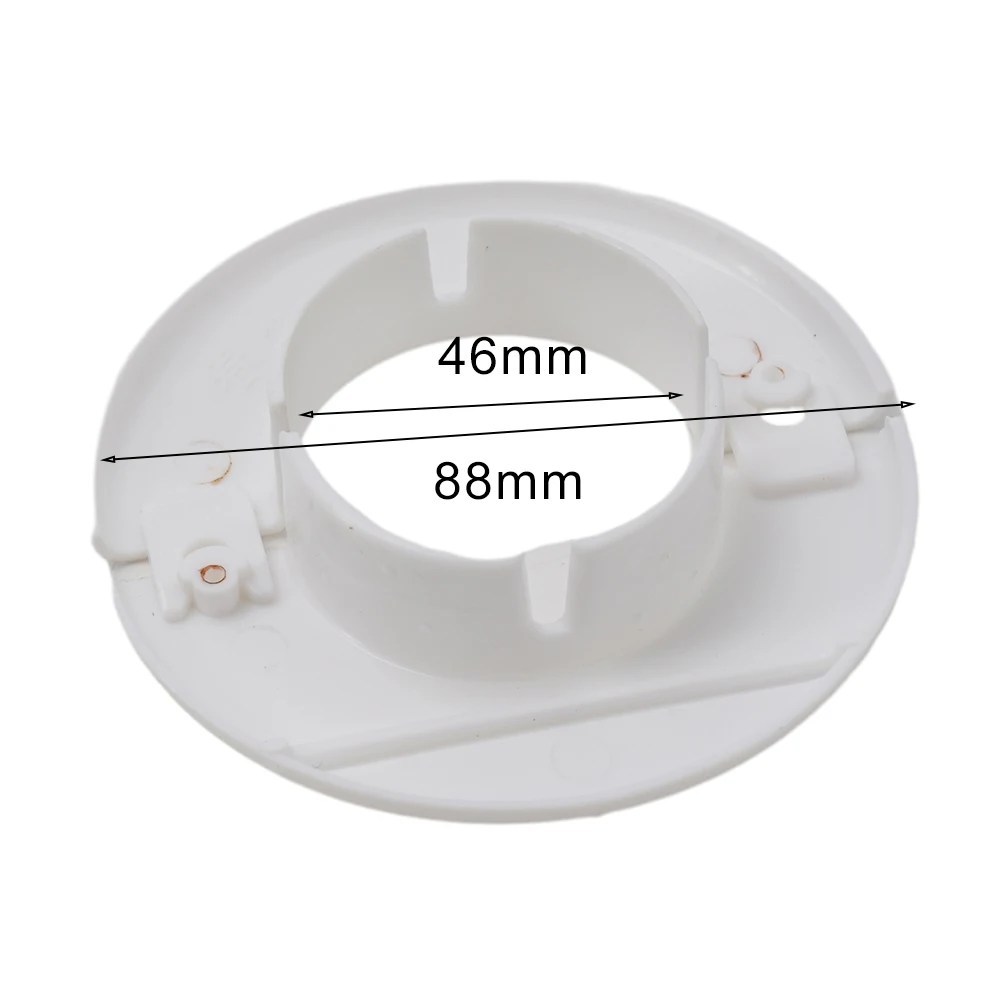 40mm-80mm Hole Cover White Cover Rosettes Cable Entry Cable Passage Hole Cover Designed For Air Conditioning Pipe Conduit Pipes