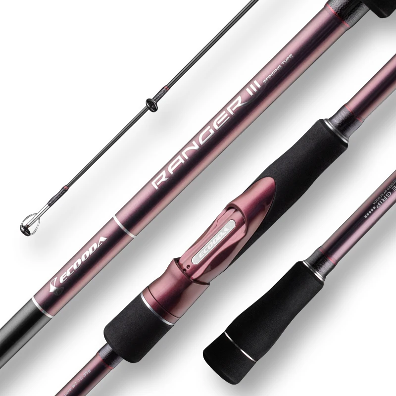 ECOODA ERB III Baitcasting Rod Sea Bass Fishing for Lake Stream River & Ocean Use 2.1M 2.4M 2.7M Medium Fast Action Hard Power