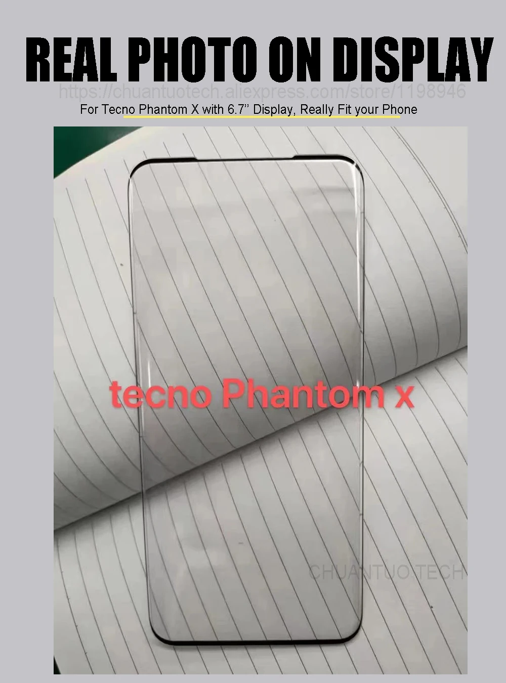 Full Cover Tempered Glass For Tecno Phantom X 3D High Solution Screen Protectors Protective Film Tecno Phantom X2/Phantom X2 Pro