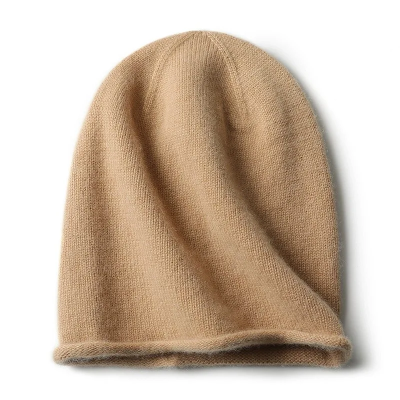 Einfache Klassische Reine Wolle Hut Frauen Männer Herbst WInter Curling Haufen Beanie Männlich Weiblich Hohe Qualität Gestrickte 100% Wolle Kalten Hut – Detail 14