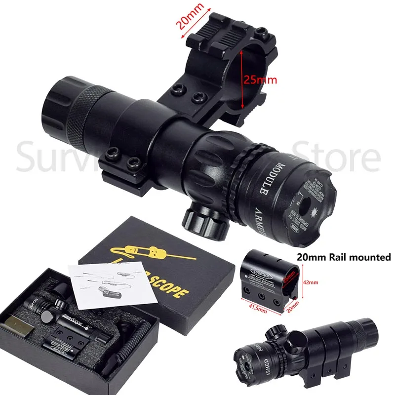 SureFire mira láser táctica punto verde 532 nm Picatinny montaje - imagen 5